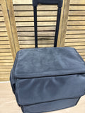 Black Crafting Storage Bag On Wheels