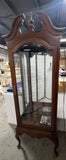 Lighted Curio/Display Cabinet with Mirrored Back by Jasper Cabinet ***HEAVY ITEM***READ DETAILS ON PICK UP POLICY***