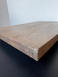 Heavyweight Stained Wooden Rectangular Riser