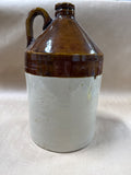 Two Tone Stoneware Whiskey Jug