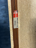 Danish Teak Veneer Cabinet with Open Shelving/Bookcase