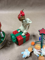 (B) Lot Of 3 Noma Ornaments With Boxes READ DESCRIPTION