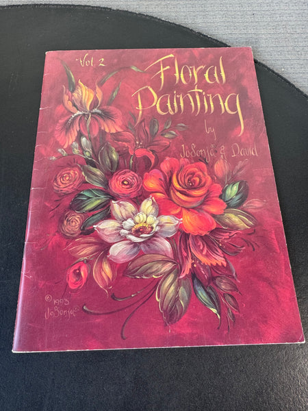 (F) Floral Painting Volume 2 Folk Tole Painting Book by Jo Sonja & David Jansen