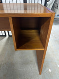Mid Century StyleTeak Veneer Desk(B)***HEAVY ITEM***READ DETAILS ON PICK UP POLICY***