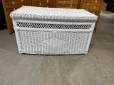 White Wicker Trunk