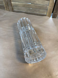 Cristal D'Arques HEAVY Genuine Lead Crystal Cylindrical Vase