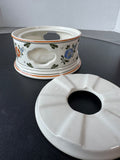 2-Piece Villeroy & Boch Alt Amsterdam Floral China Warmer Stand (H)