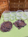 Huge Lot of Lock & Lock Plastic Food Storage Containers, 15 pc