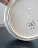 Round Hand Painted Spanish Pottery Tray