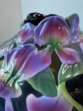 Franz Collection Wisteria Sculpted Porcelain Vase
