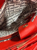 Red Juicy Couture Crossbody Purse And Mini Crossbody Purse