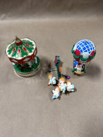 (A) Lot Of 3 Noma Ornaments With Boxes READ DESCRIPTION