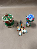 (A) Lot Of 3 Noma Ornaments With Boxes READ DESCRIPTION