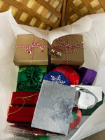 O- Christmas Gift Box Lot, 15 pc