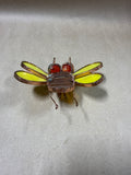 Stained Glass And Copper Bee