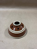 Dark Earthware Inkwell (B)