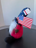 Uncle Sam Patriotic Plush Gnome Decor