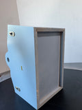 Periwinkle Blue Wall Mount Storage Bin