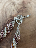 Multi-Strand Twisted Faux Pearl Rope Necklace