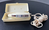 Sun Vintage Electric Scissors with Matching Plastic Sewing Case