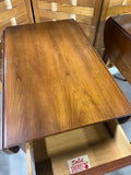 Henkel Harris Solid Cherry Pair of Pembroke End Tables with Single Drawer