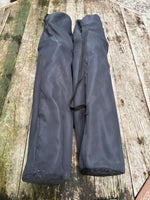 Pair of Black Folding Lawn Chairs w/Carry Bags