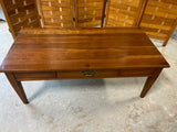 Henkel Harris Solid Cherry Coffee Table with Drawer