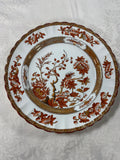 (A) Spode Copeland England Rust Orange India Tree Dinner Plate with Old Backstamp (8 AVAILABLE—PRICED INDIVIDUALLY AT $95 EACH)