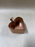 Copper Heart Scoop With Handle - Signed