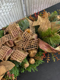 Faux Fruit & Floral Holiday Swag