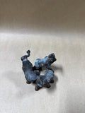 Metal Trio Of Elephants In Circle