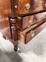 Antique Two Piece Butler's Desk/Drop Front Secretary***HEAVY ITEM***