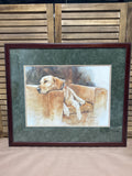 Yellow Labrador Retriever Print by Barbara Shipman; Signed