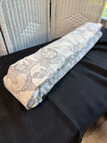 Partial Roll of Kravet Design Brown & Light Blue Printed Fabric