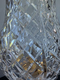 Waterford Crystal Vintage Electric Hurricane Lamp (WORKS)