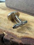 Henry Calladitto Navajo Sterling Silver Onyx Cuff Links