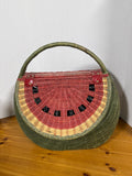Wicker Watermelon Picnic Basket