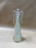 Multi Color Lenox Mercury Glass Angel Of Light With Box WORKS