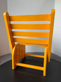 Mustard Yellow Painted Vintage Wooden Child’s Chair