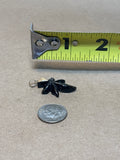 Bernard Passman Black Coral Maple Leaf Pendant with 14K Gold (NO Certificate of Authenticity)