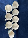 Mikasa Intaglio Cups and Cream Pitcher, 8 piece Set