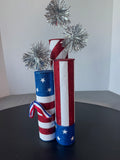Tall Glittery Fireworks Bundle Decor
