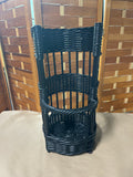 Black Painted Basket for Vertical Storage