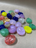 Multicolored Handblown Glass Gems