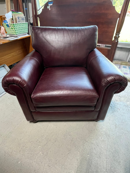 Ethan Allen Leather Chair