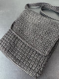 Black Talbots Crochet Crossbody Bag