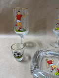 Western Germany Soccer Football Barware Set - 5 Pieces
