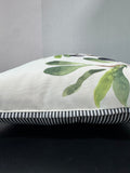 Pottery Barn Olive Branch Reversible Throw Pillow