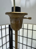 Lightweight Slim Brass Tone Floor Lamp (WORKS)