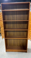 Particle Board Bookcase with Teak Veneer